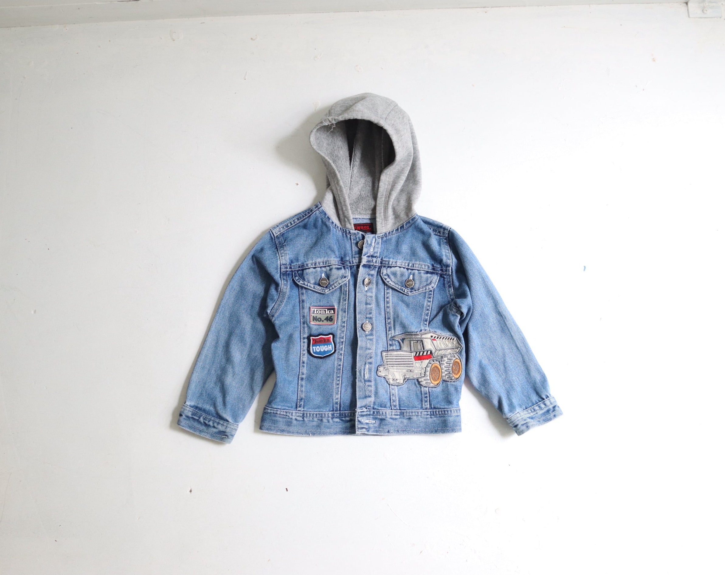 Vintage denim Tonka hooded jacket  - 24 months
