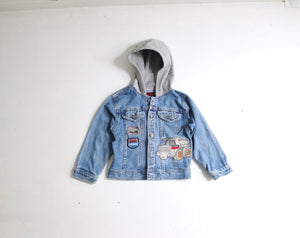 Vintage denim Tonka hooded jacket  - 24 months