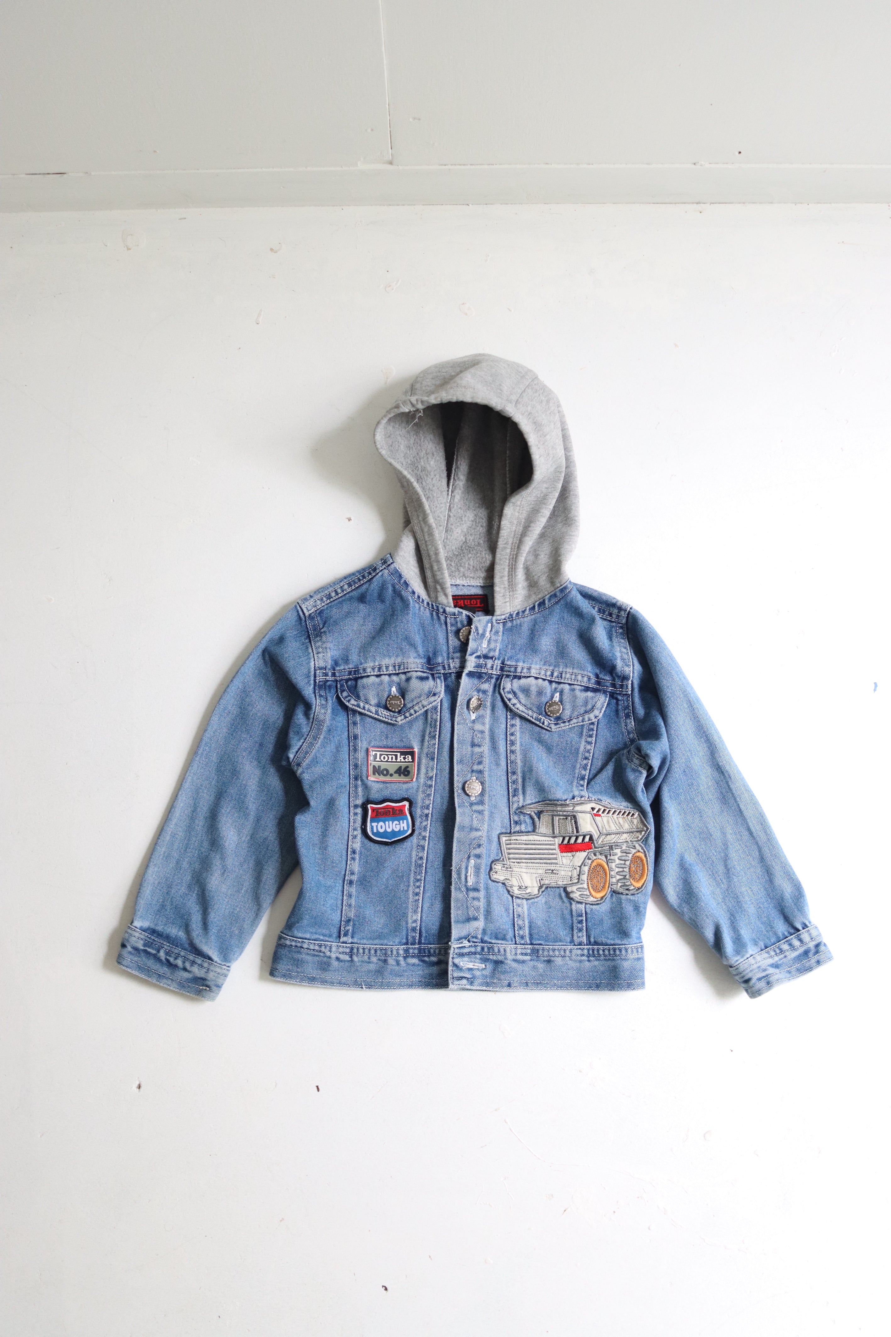 Vintage denim Tonka hooded jacket  - 24 months