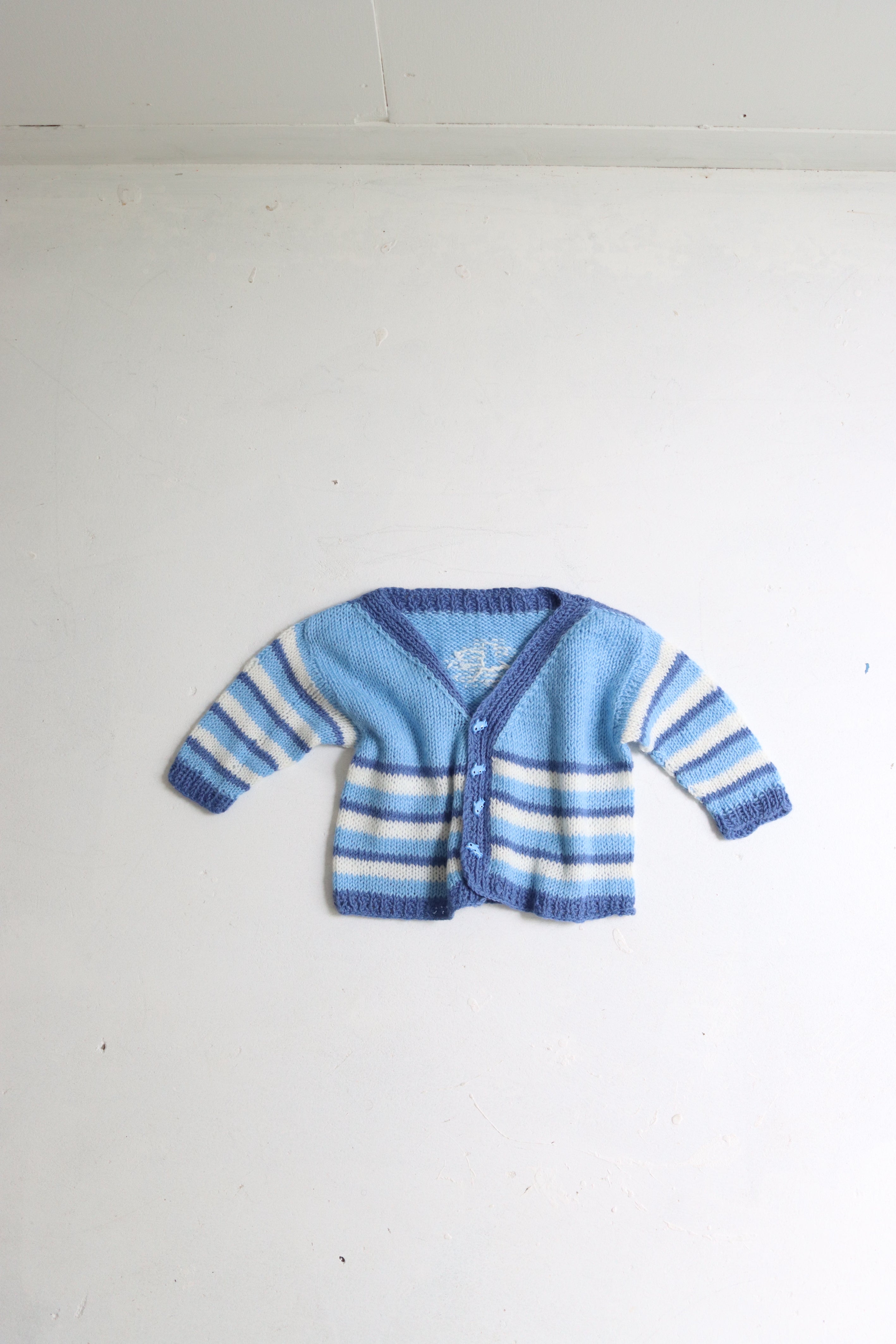 Vintage handmade vest with dolphin detail - 6 months