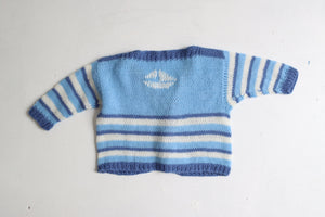 Vintage handmade vest with dolphin detail - 6 months