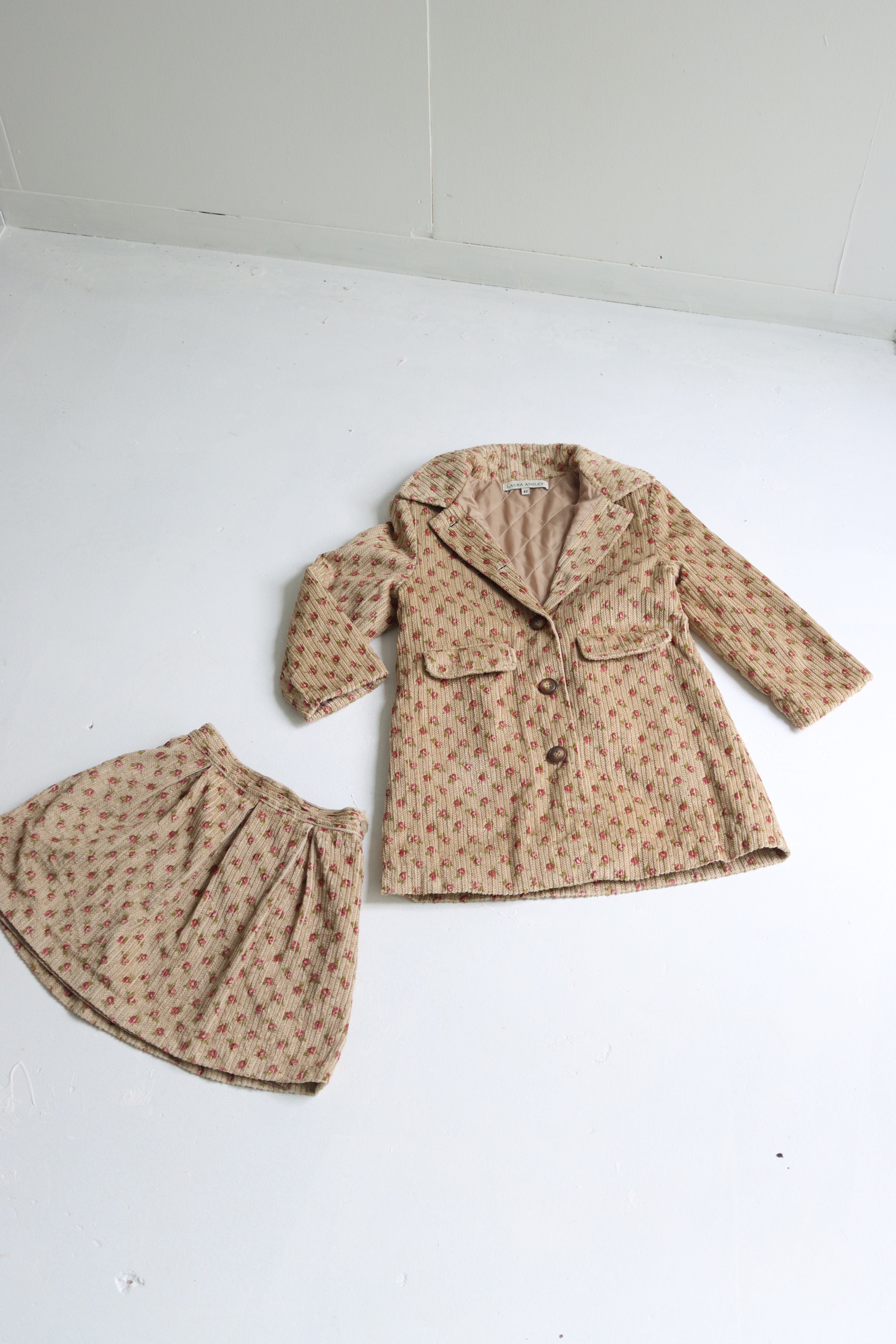 Vintage Laura Ashley outerwear ensemble- Size 4 years