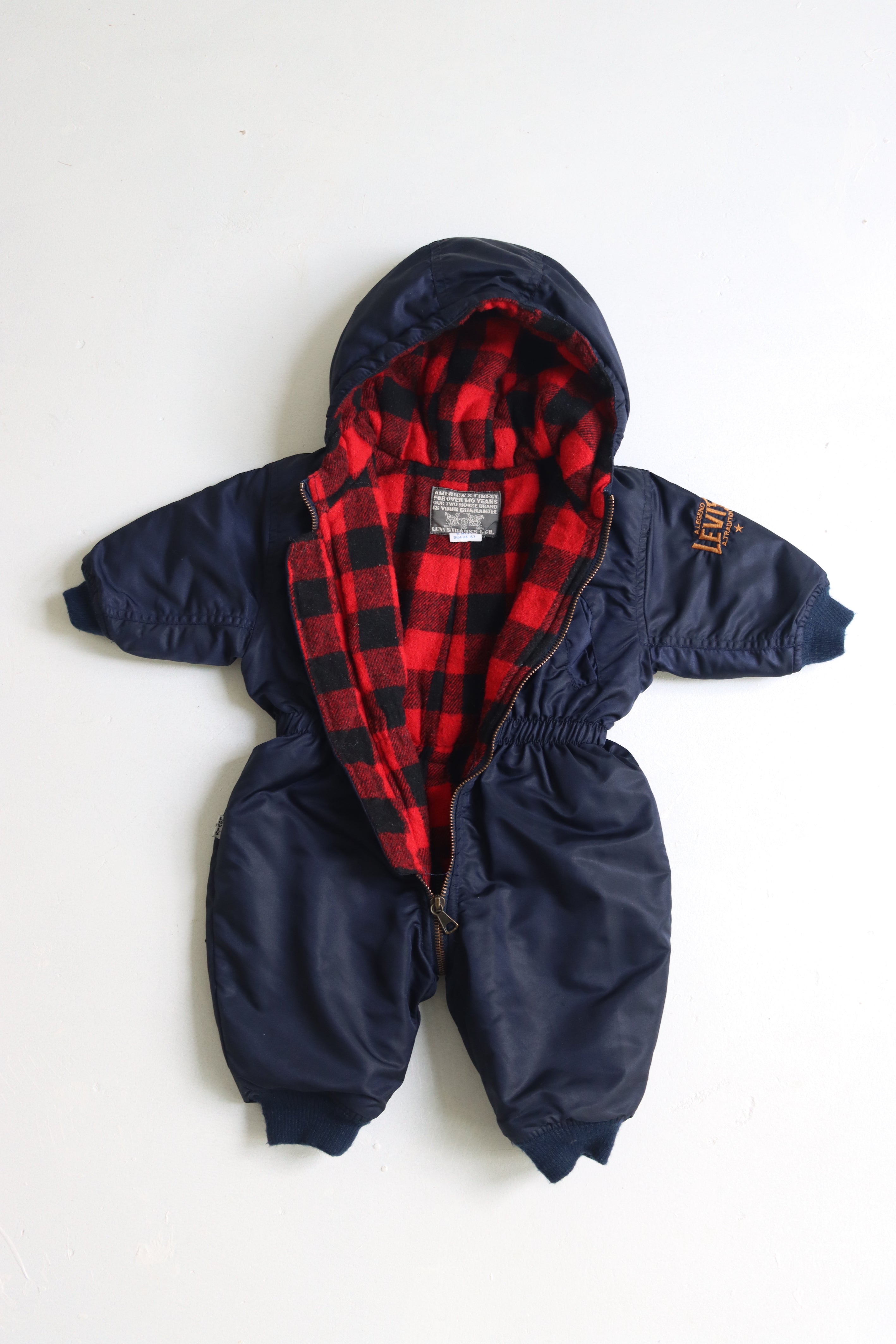 Vintage dark blue Levi's winter suit - Size new born - 3 months