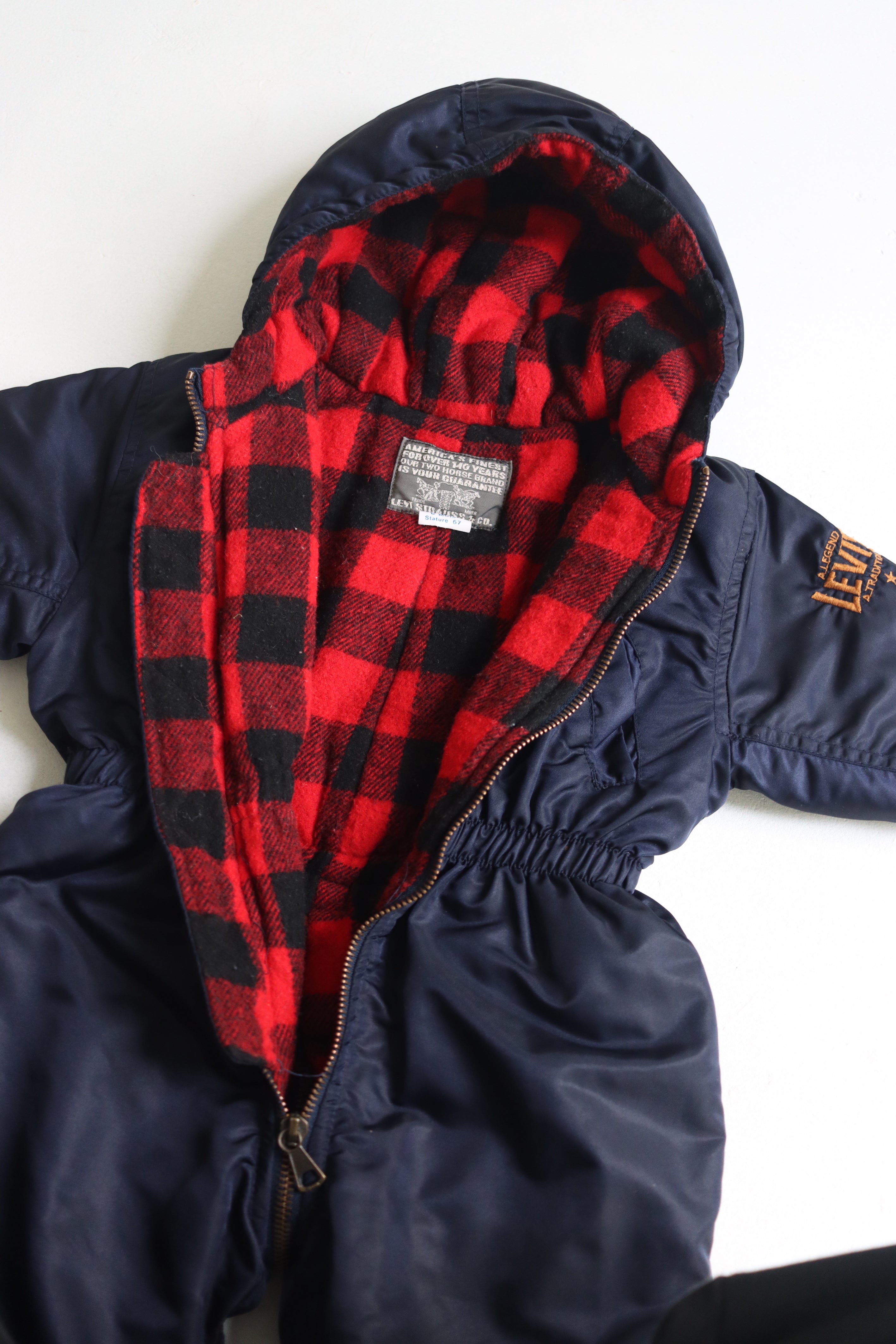 Vintage dark blue Levi's winter suit - Size new born - 3 months