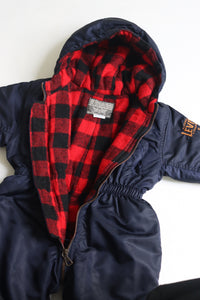 Vintage dark blue Levi's winter suit - Size new born - 3 months