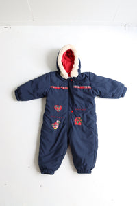 Vintage French winter suit  - Size 12 months