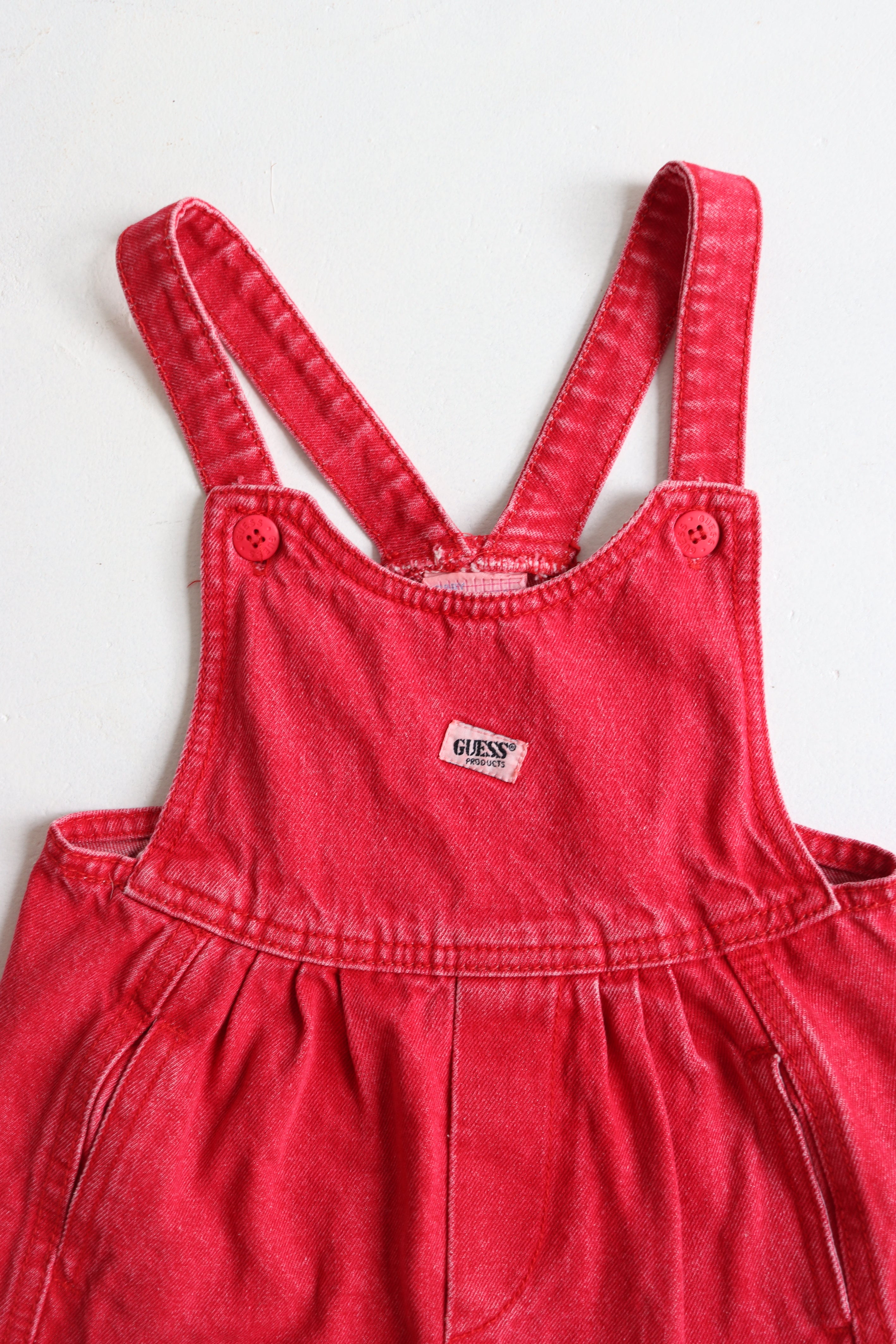 Vintage red Guess dress  - Size 3/4 years - made in USA