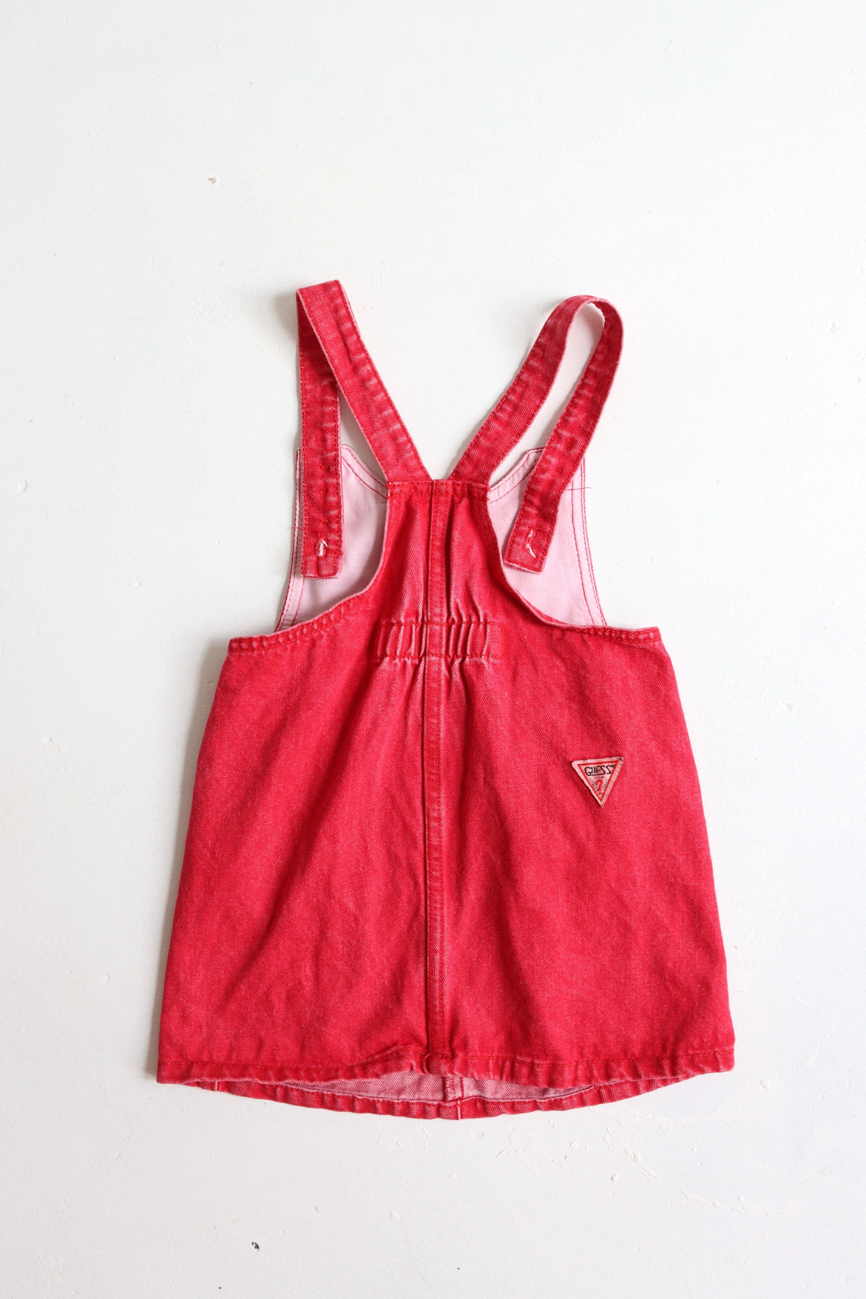 Vintage red Guess dress  - Size 3/4 years - made in USA