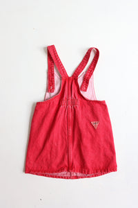 Vintage red Guess dress  - Size 3/4 years - made in USA