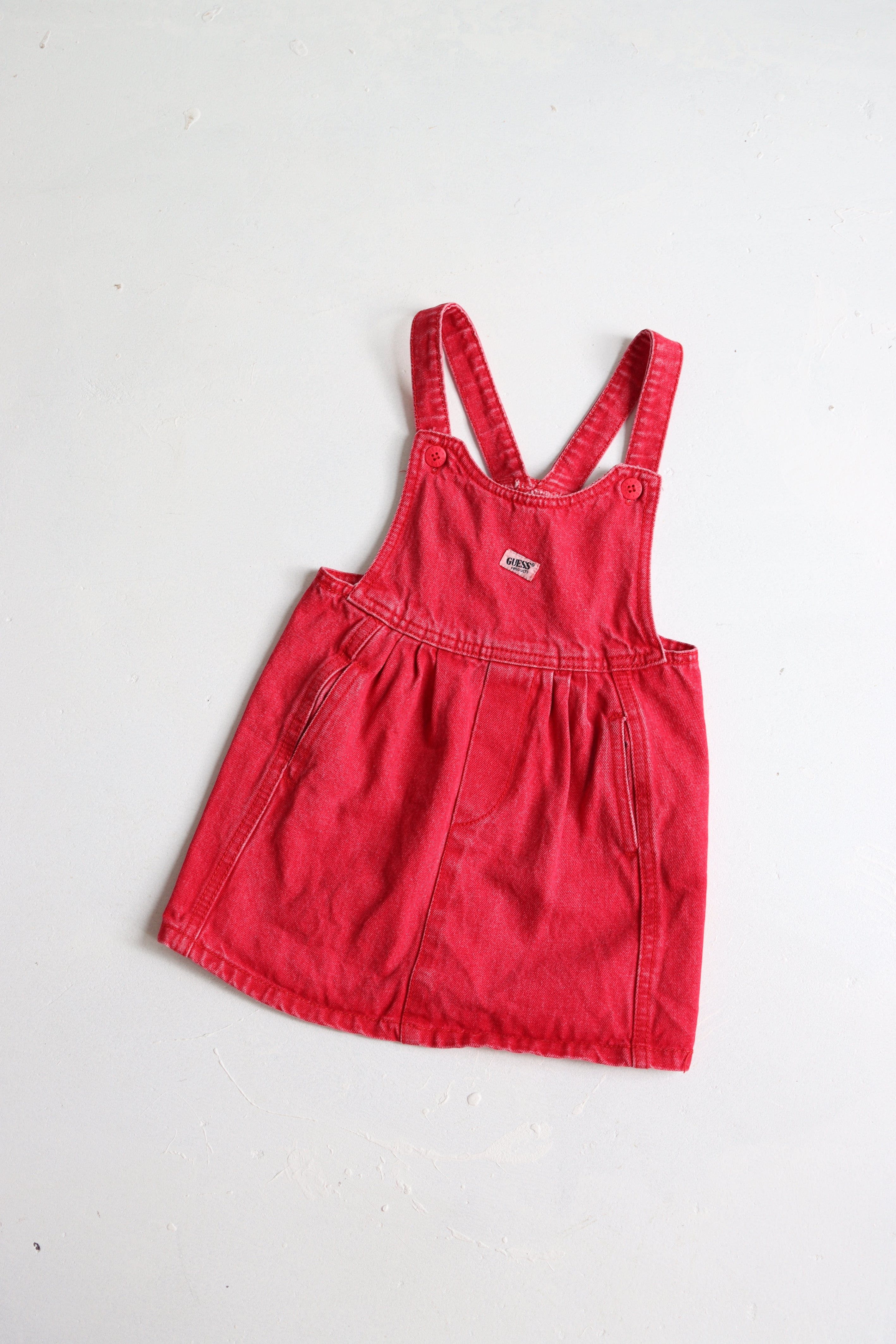 Vintage red Guess dress  - Size 3/4 years - made in USA