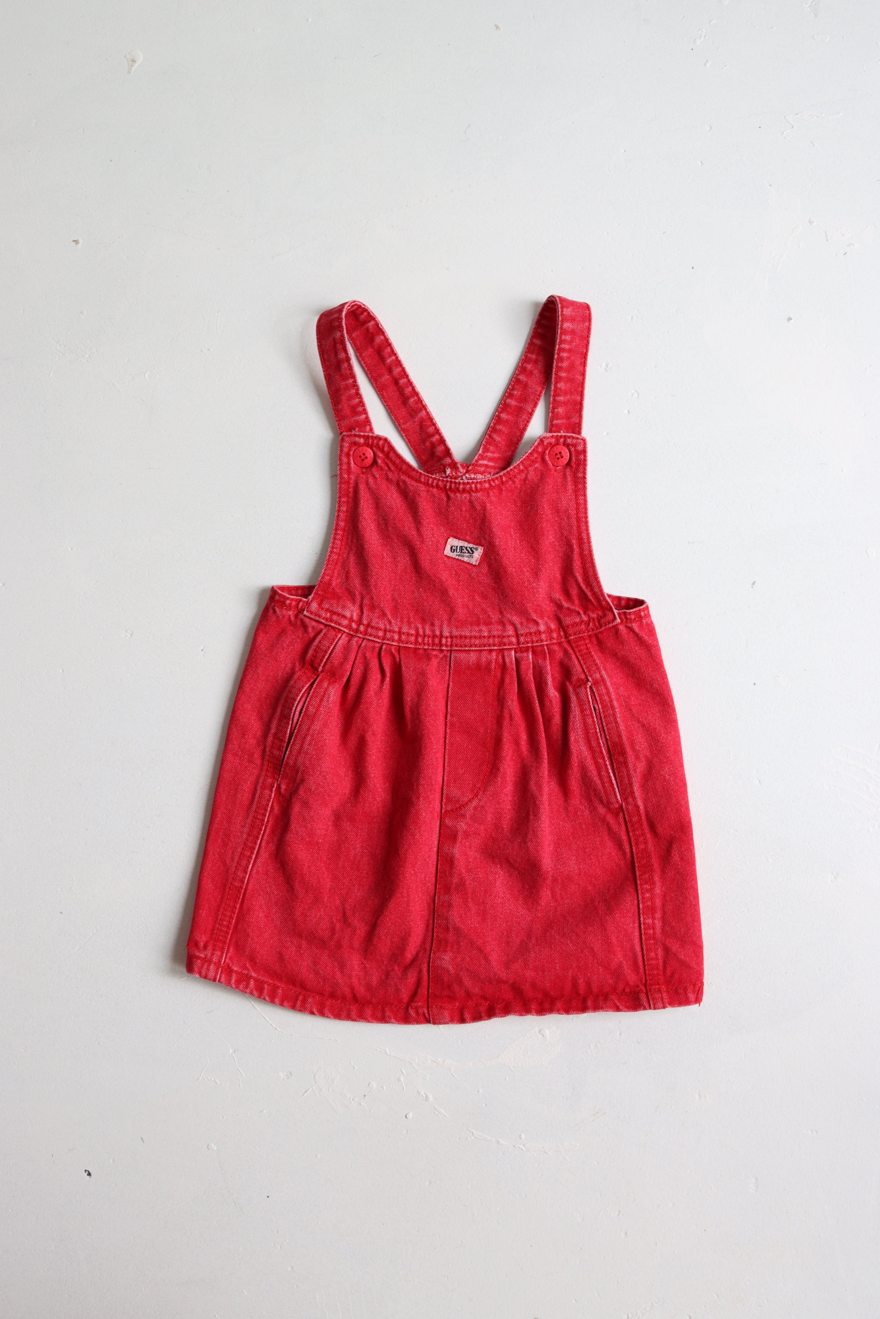 Vintage red Guess dress  - Size 3/4 years - made in USA