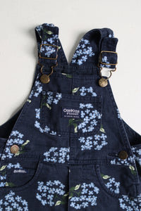 Vintage OshKosh winter floral overalls - Size 9-12 months