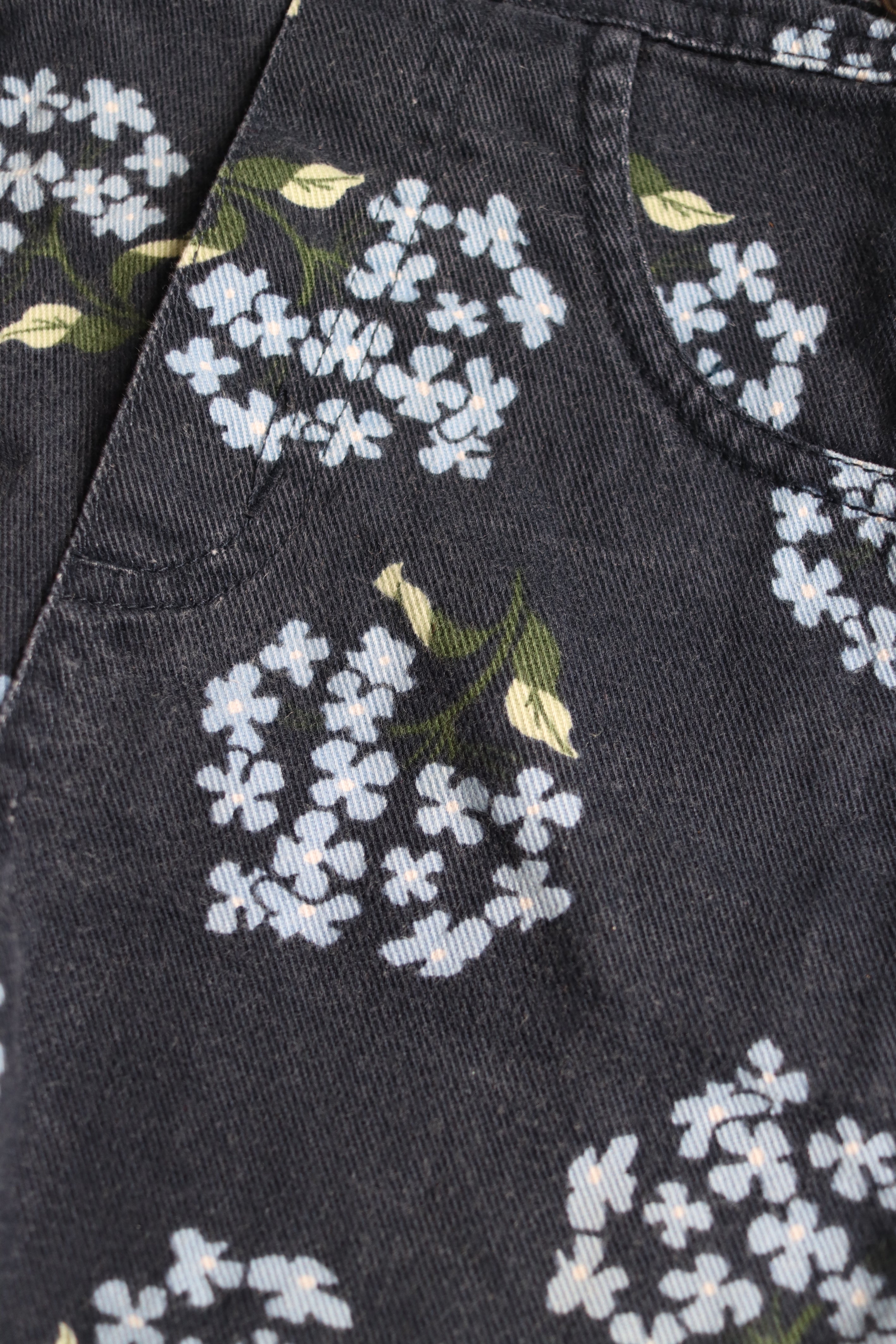 Vintage OshKosh winter floral overalls - Size 9-12 months