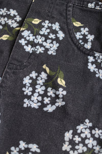 Vintage OshKosh winter floral overalls - Size 9-12 months