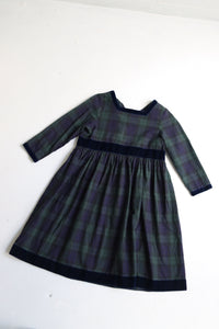 Vintage Laura Ashley classic tartan dress - Size 3 years