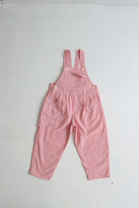Vintage red striped overalls  - Size 3 years