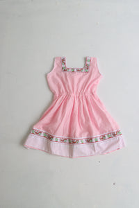 Pink Sicilian dress  - Size 2-4 years - made in Italy