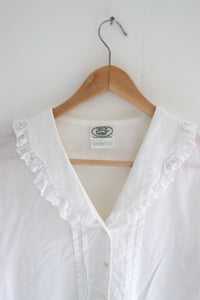 Vintage romantic Laura Ashley blouse  - Size S/M - made in Great Britain