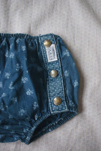 Vintage Guess floral diaper cover - size 3 months - made in USA