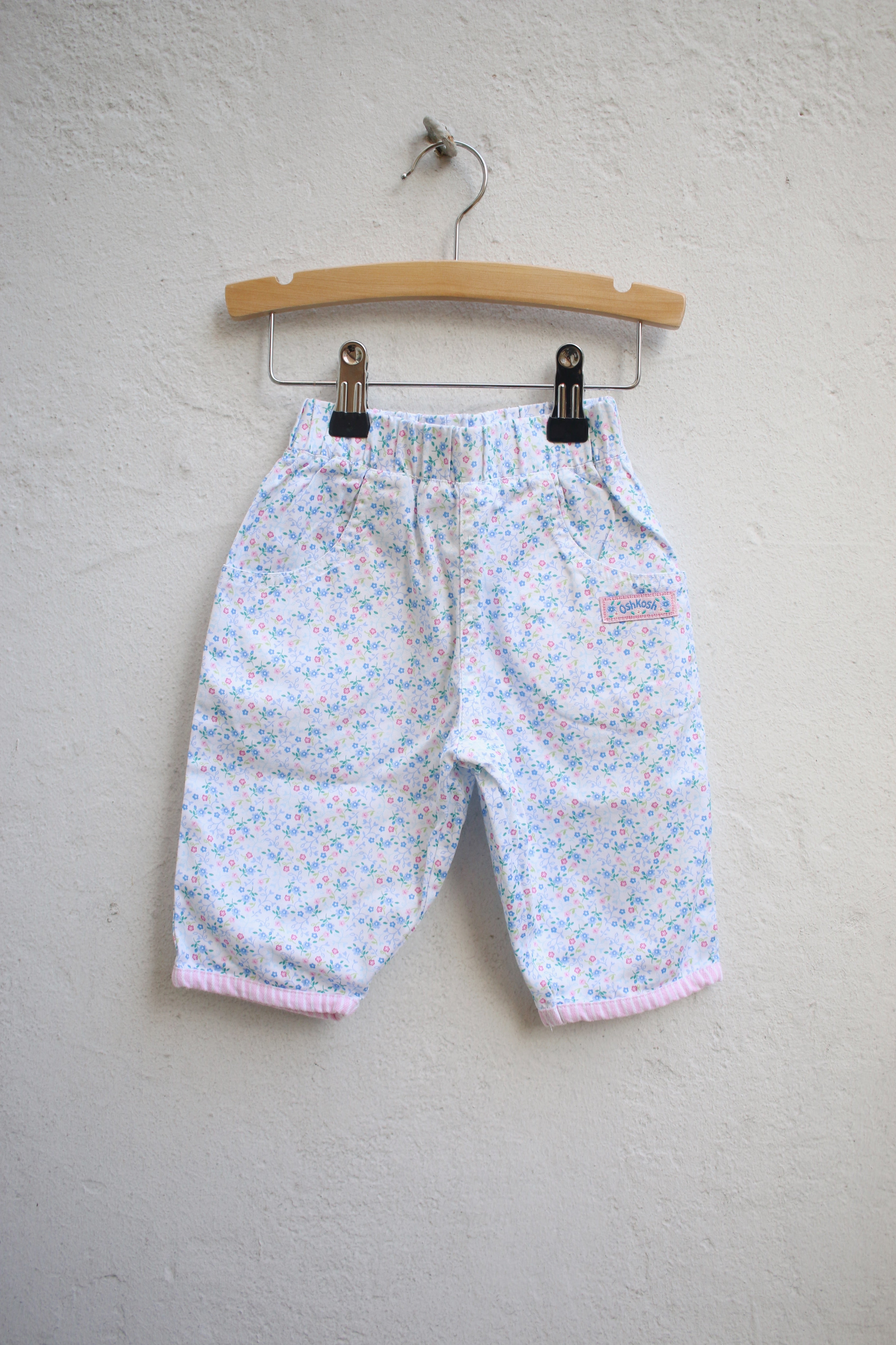 Vintage floral OshKosh baby pants - size 3-6 months