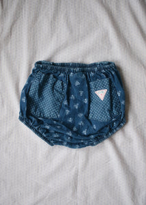 Vintage Guess floral diaper cover - size 3 months - made in USA