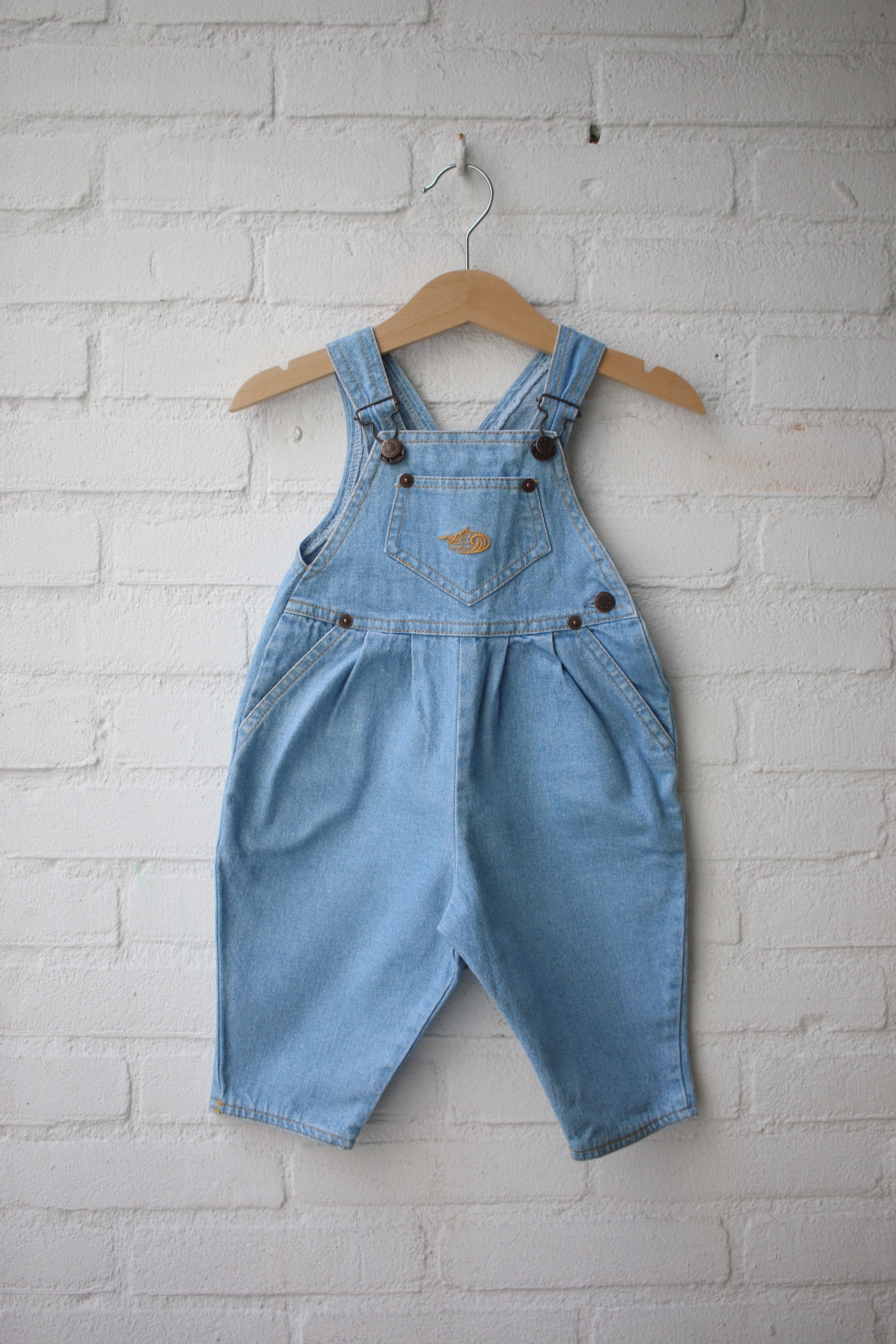 Vintage French overalls - size 6 months