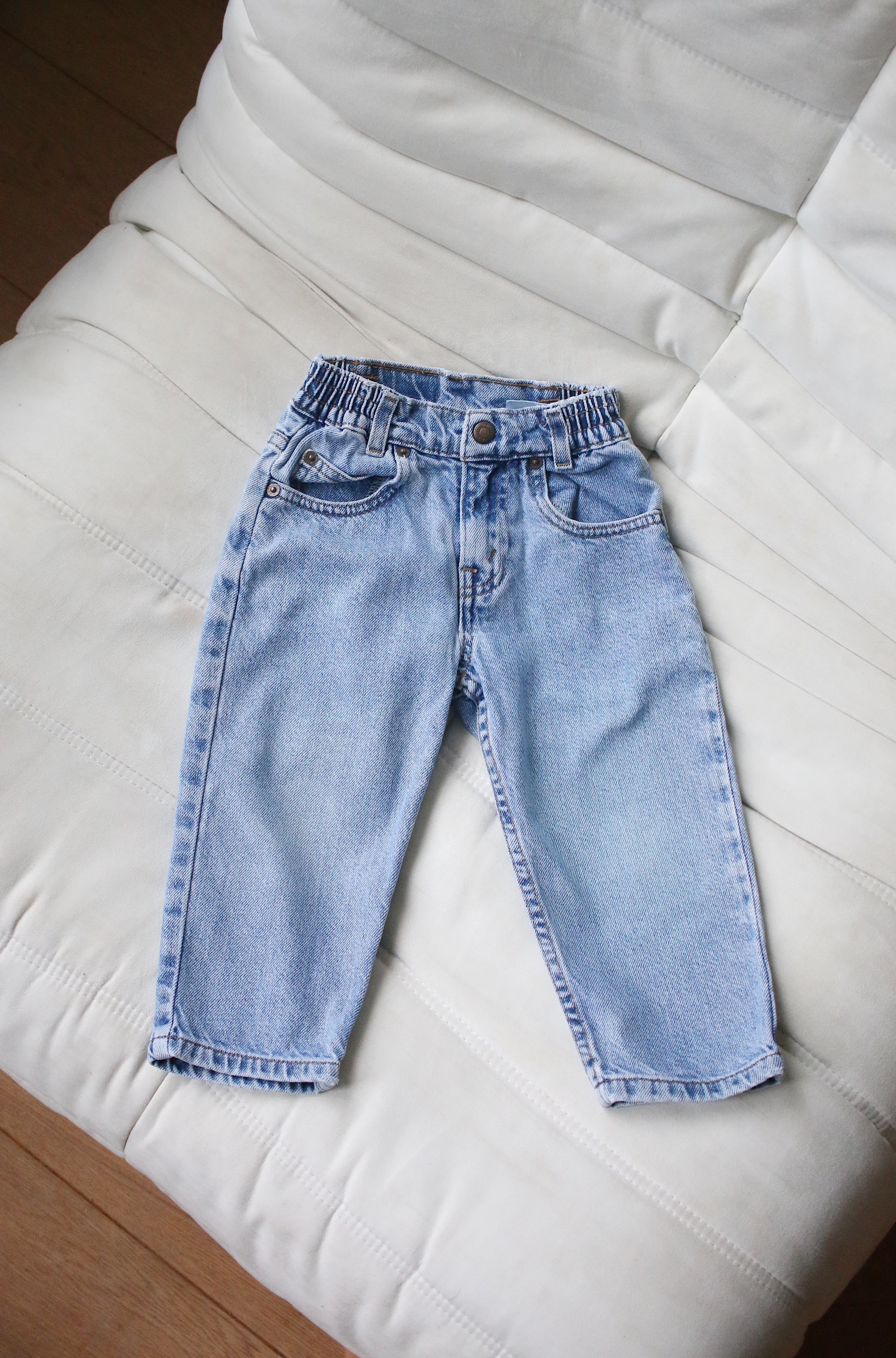 FOR AUCTION WINNER - Vintage Levi's orange tab 566 jeans - size 2-3 years - Made in Guatamala