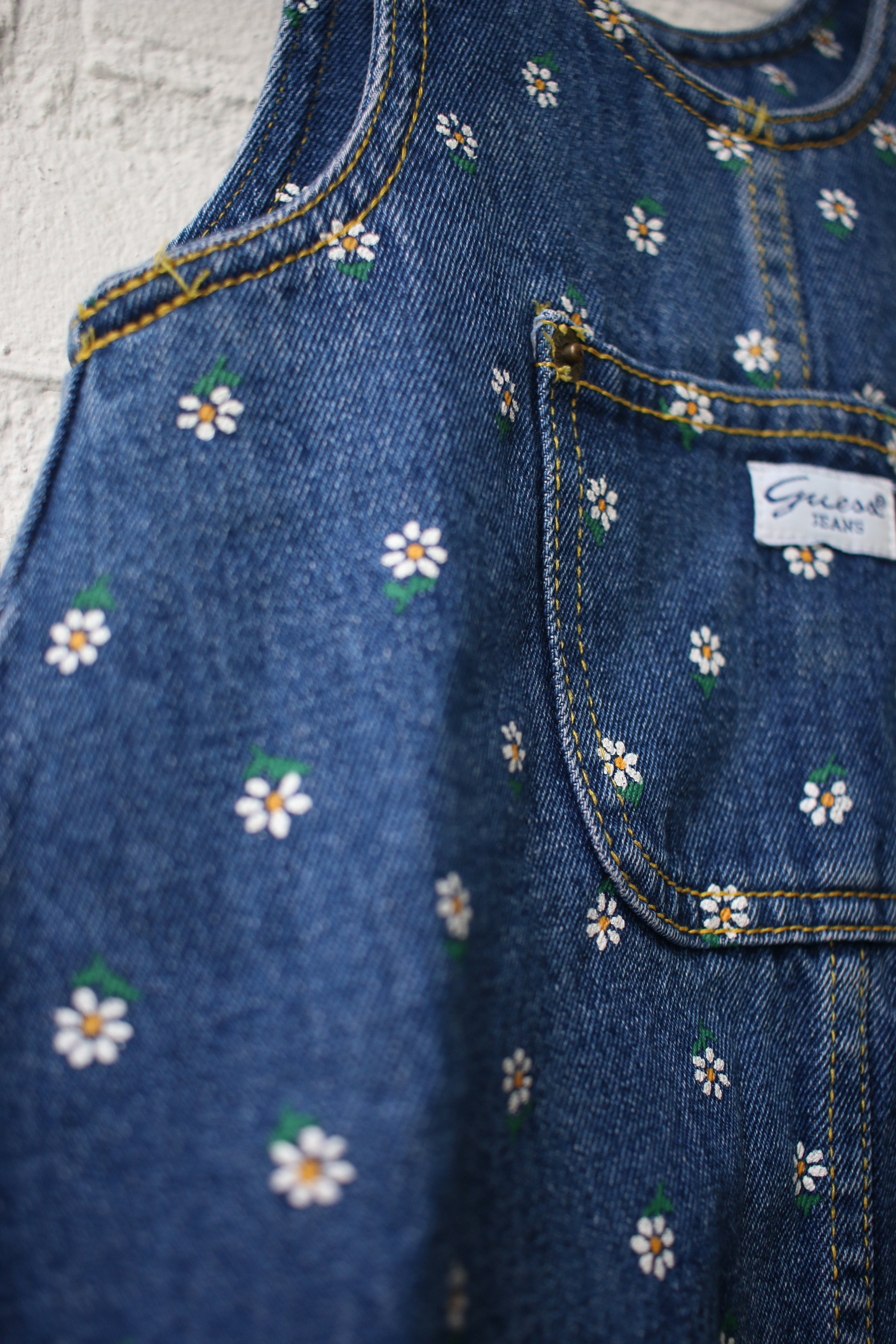 Vintage floral Guess jumper - size 24 months - Made in USA