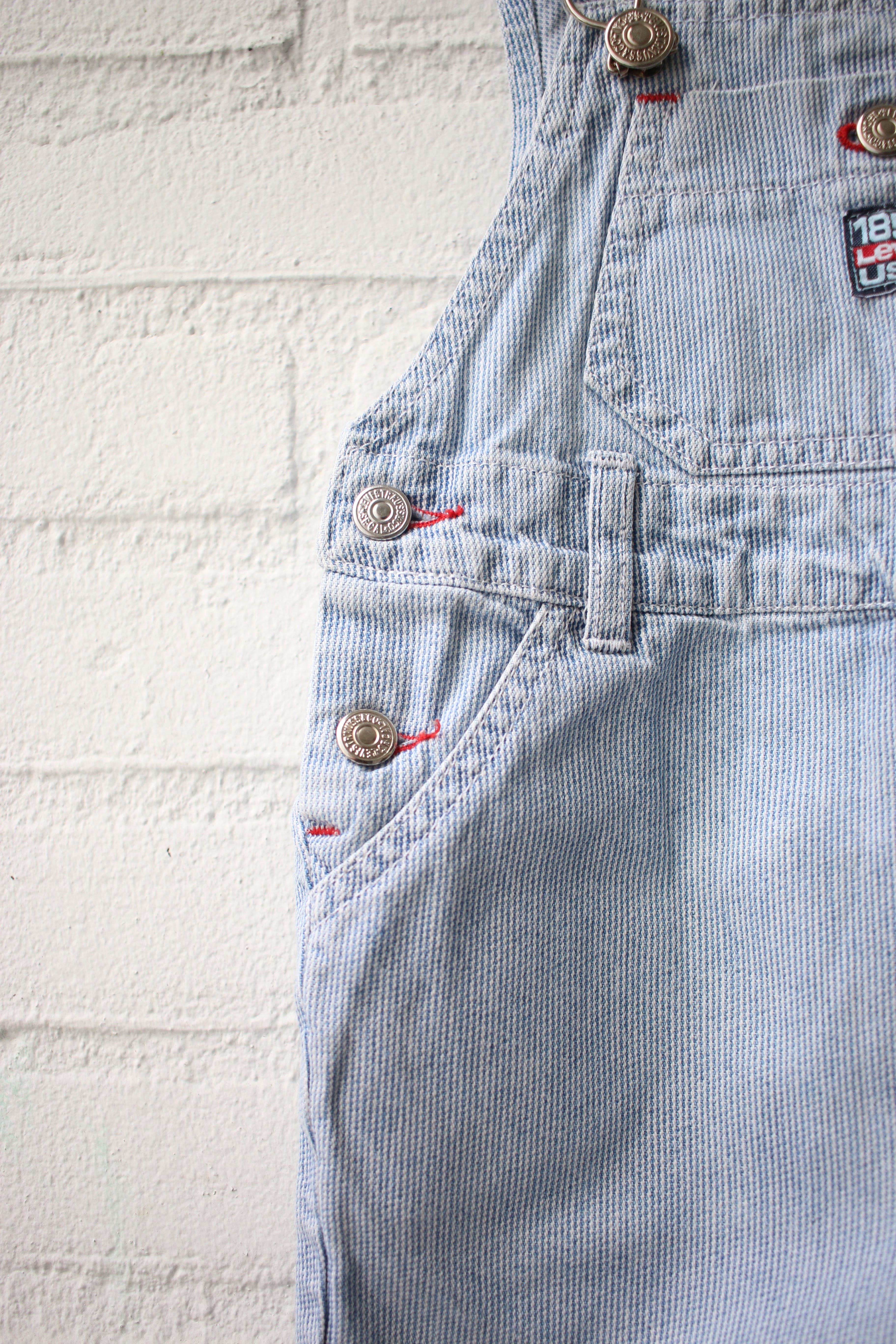 Vintage striped Levi's overalls - size 6 months