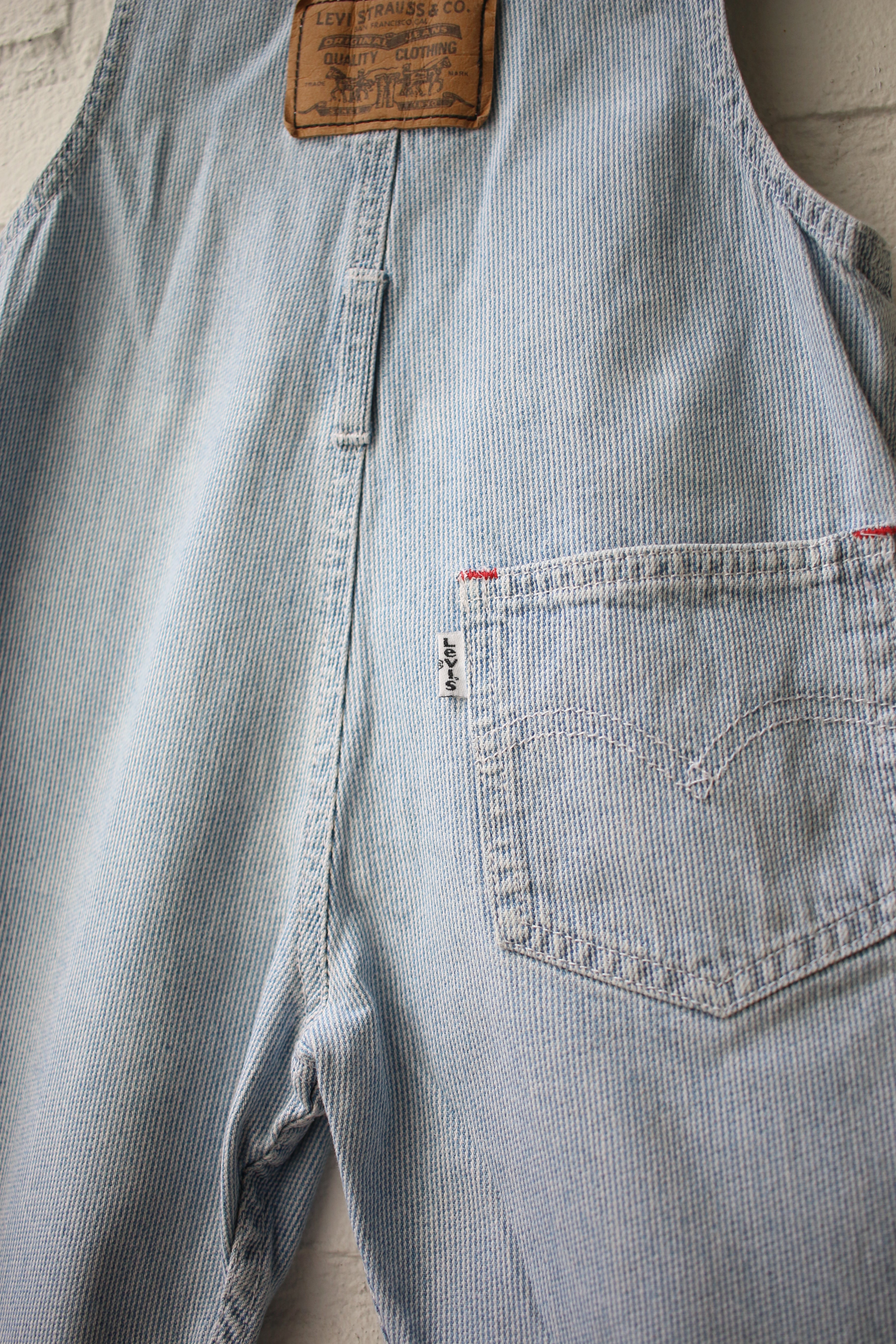 Vintage striped Levi's overalls - size 6 months