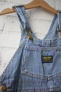 Vintage striped OshKosh overalls - size 4 years - made in Honduras